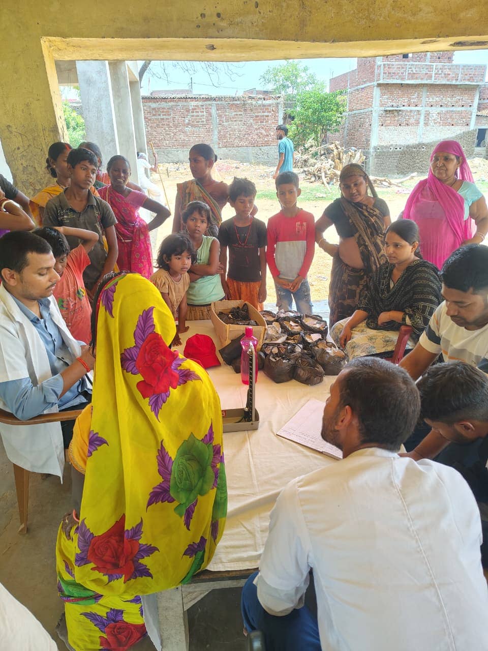 Today health camp by HAMCH at Sindhuya paras bigha